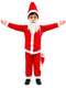 Santa Claus With Beard Complete Set Christmas Kids & Adults Fancy Dress Costume - Premium