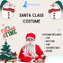 BookMyCostume Santa Claus With Beard Complete Set Christmas Kids & Adults Fancy Dress Costume - Premium