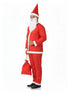 Santa Claus With Beard Complete Set Christmas Kids & Adults Fancy Dress Costume - Premium