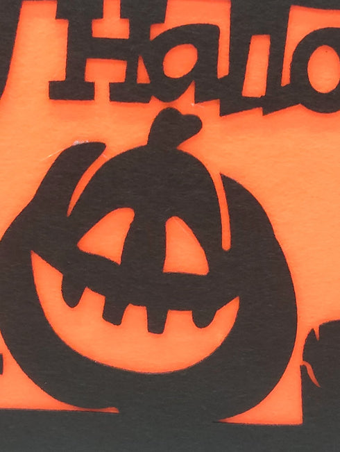 Happy Halloween Party Plate Banner Wall Hanging Decoration Accessory for Halloween