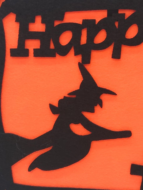 Happy Halloween Party Plate Banner Wall Hanging Decoration Accessory for Halloween