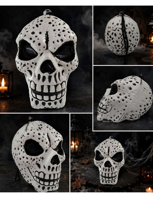 Big Skull Toy Halloween Ghost Showpiece Decoration Kids Adults Fancy Dress Costume Accessory