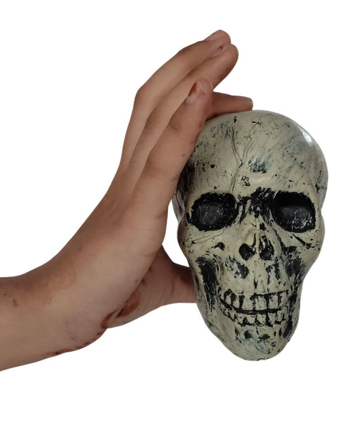 Small Skull Toy Halloween Ghost Showpiece Decoration Kids Adults Fancy Dress Costume Accessory
