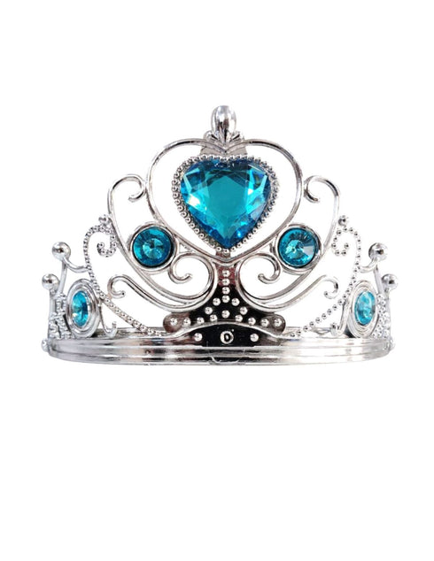 Royal Silver Princess Tiara Crown HeadBand Fancy Dress Costume Accessory for Girls