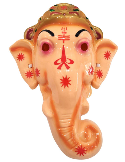 Shri Ganesha Hindu God Face Mask Kids & Adults Fancy Dress Costume Accessory