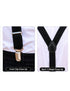 Trendy Black Formal Unisex Premium Suspenders Kids Fancy Dress Costume Accessory