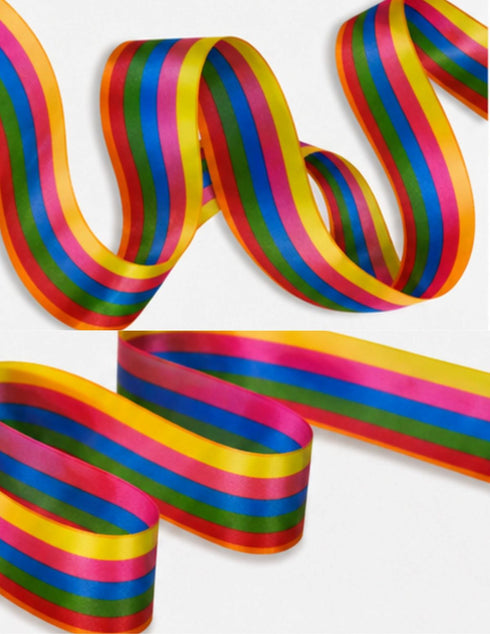 Multicolor Wave Ribbon Wand Gymnastic Dance Kids & Adults Fancy Dress Costume Accessories