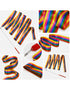 Multicolor Wave Ribbon Wand Gymnastic Dance Kids & Adults Fancy Dress Costume Accessories