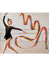 Multicolor Wave Ribbon Wand Gymnastic Dance Kids & Adults Fancy Dress Costume Accessories