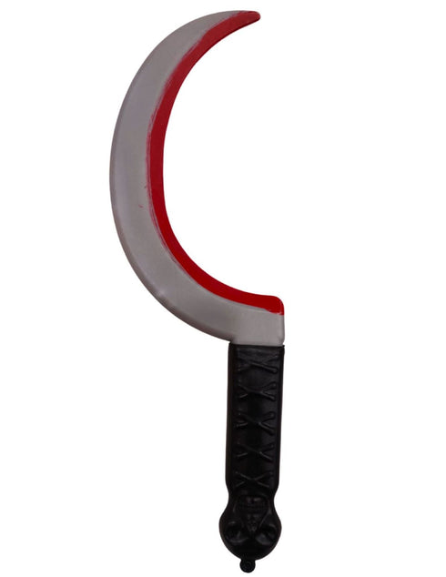 War Scythe Sickle Deamons Asur Rakshas Weapon Plastic Fancy Dress Costume Accessory
