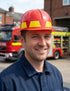 Fireman Fire Fighter Rescue Helmet Community Helper Kids Fancy Dress Accessory