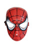 The Red & Black Check-Pattern Superhero Mask Kids Fancy Dress Accessories