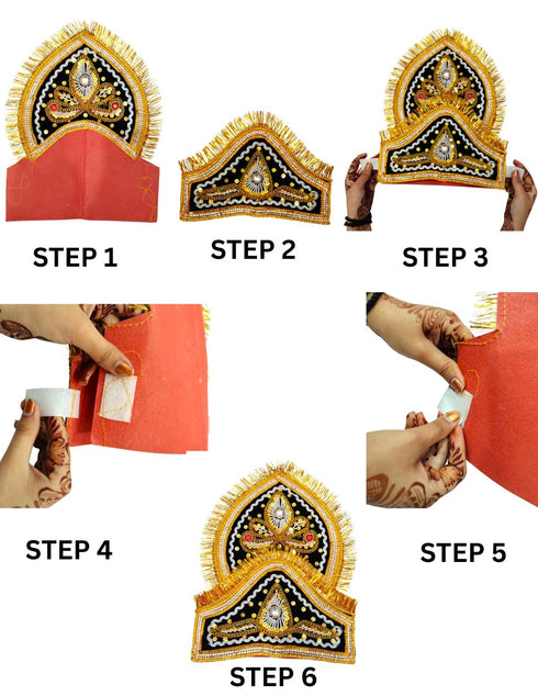 Ravana Lankesh Crown Mukut Kids & Adults Fancy Dress Costume Accessories