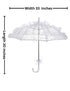 White Lace Net Parasol Umbrella Kids & Adults Costume Accessories for Photoshoots and Decorations
