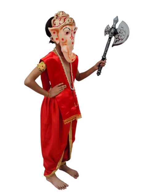 Shri Ganesha Hindu God Kids & Adults Fancy Dress Costume - Premium