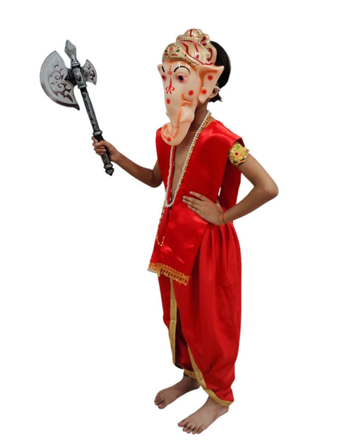 Shri Ganesha Hindu God Kids & Adults Fancy Dress Costume - Premium