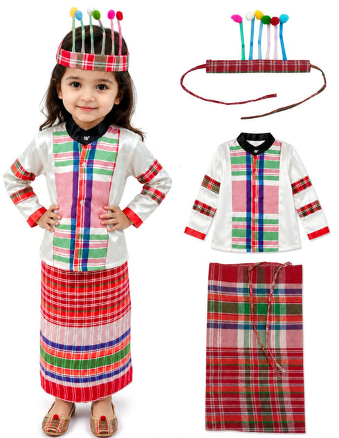 Mizoram Indian Eastern State Folk Costume - Female