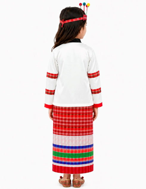 Mizoram Indian Eastern State Folk Costume - Female