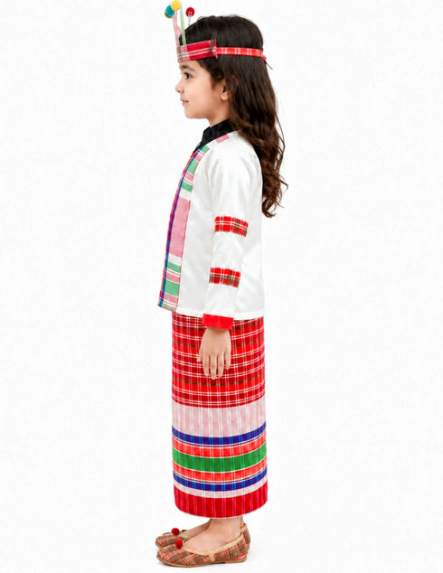 Mizoram Indian Eastern State Folk Costume - Female