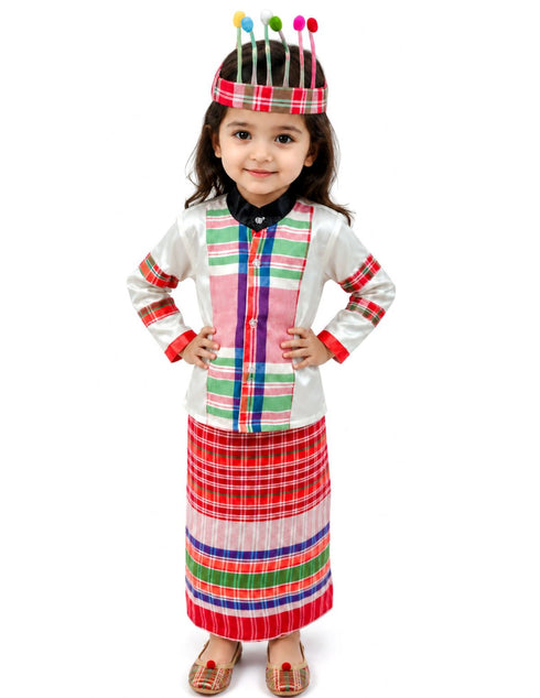 Mizoram Indian Eastern State Folk Costume - Female