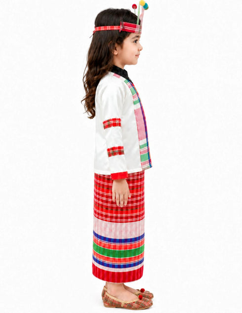 Mizoram Indian Eastern State Folk Costume - Female
