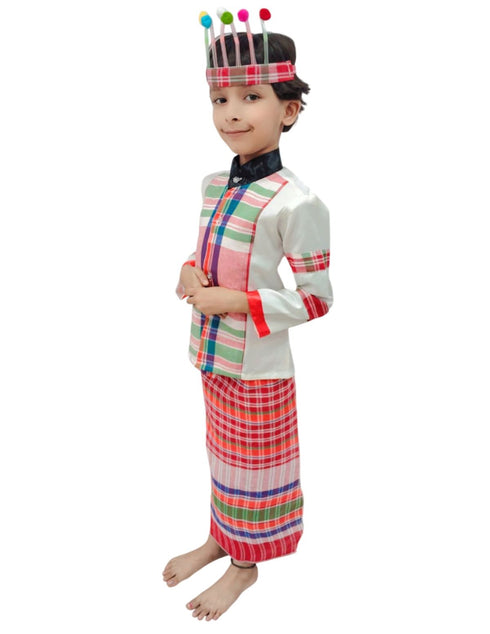 BookMyCostume Mizoram Indian Eastern State Folk Costume - Female