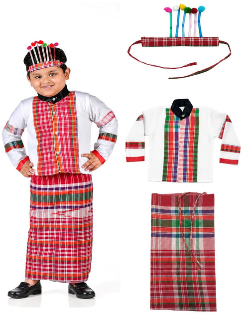Mizoram Indian Eastern State Folk Costume - Male