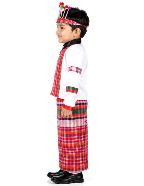 Mizoram Indian Eastern State Folk Costume - Male