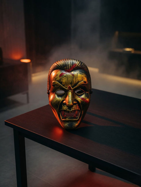 Devil Mask Kids & Adults Halloween Fancy Dress Costume Accessories