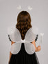 Princess Fairy Wings with Wand & Headband Girls Fancy Dress Costume Accessory