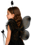 Princess Fairy Wings with Wand & Headband Girls Fancy Dress Costume Accessory