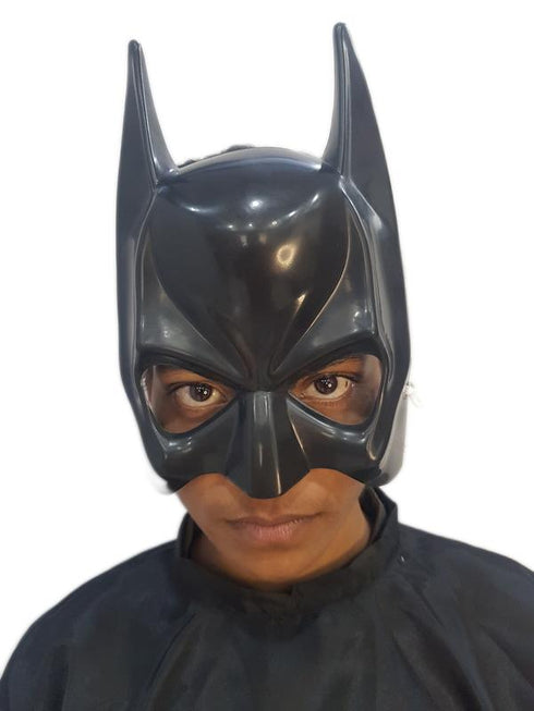 Black Bat Superhero Plastic Mask Kids Fancy Dress Accessories