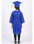 Blue Graduate Scholar Graduation Day Gown Kids & Adults Fancy Dress Costume
