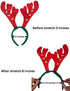 Christmas Red Reindeer Animal Antlers Head Band Kids Fancy Dress Costume Accessory
