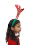 Christmas Red Reindeer Animal Antlers Head Band Kids Fancy Dress Costume Accessory