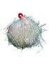 White with Reflection Pom Poms Cheerleader Dance Kids & Adults Costume Accessory