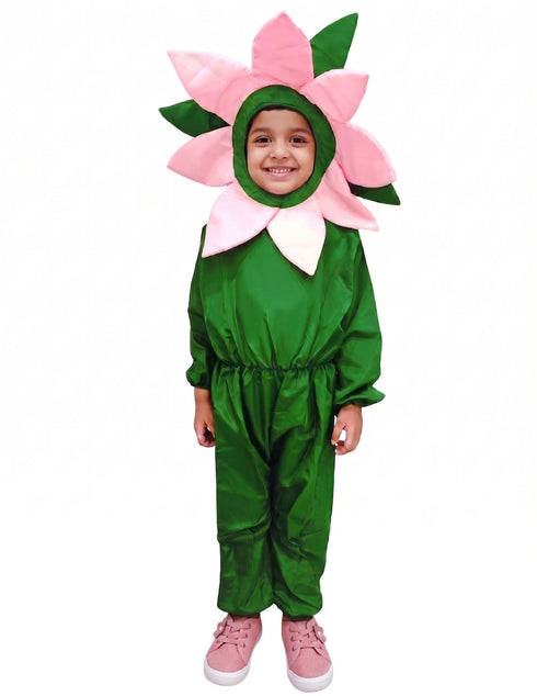 BookMyCostme Pink Flower For Kids Fancy Dress Costume