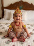 Traditional Krishna Jewellery for Kids/Janmashtami Accessory Jewellery for Kids/Infant Bal Gopal/Kanha Bal Krishna Mukut Jewelry Set 0-8 Years