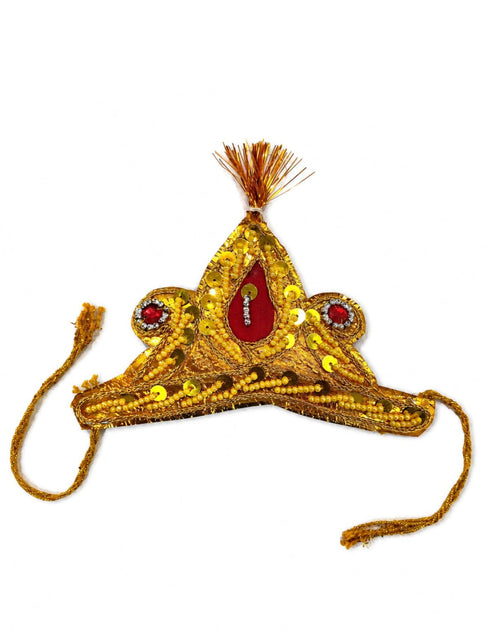 Krishna Light Pearl Jewellery Set for Kids/Janmashtami/Krishna Accessory for Kids/Infant Bal Gopal/Kanha Bal Krishna Mukut/Krishna Jewelry Set 0-8 Years