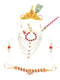 BookMyCostume Heavy Pearl Krishna Jewellery Set for Kids/Janmashtami Accessory for Kids/Infant Bal Gopal/Kanha Bal Krishna Mukut Jewelry Set 0-8 Years