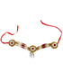 Krishna Costume with Heavy Jewellery and Mukut Set - Janmashtami Premium Dress for Baby Kanha Boys & Girls - Blue & Orange