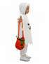 White Ghost Costume With Pumpkin Basket Combo For Kids| Halloween Dress For Boys and Girls