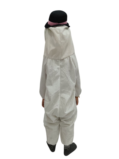 BookMyCostume Snowman Jumpsuit for Kids Fancy Dress Costume | Winter Look Cute & Cozy for Boys & Girls