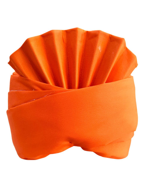 BookMyCostume Orange Traditional Pagdi Turban for Barati & Function Kids Fancy Dress Accessory