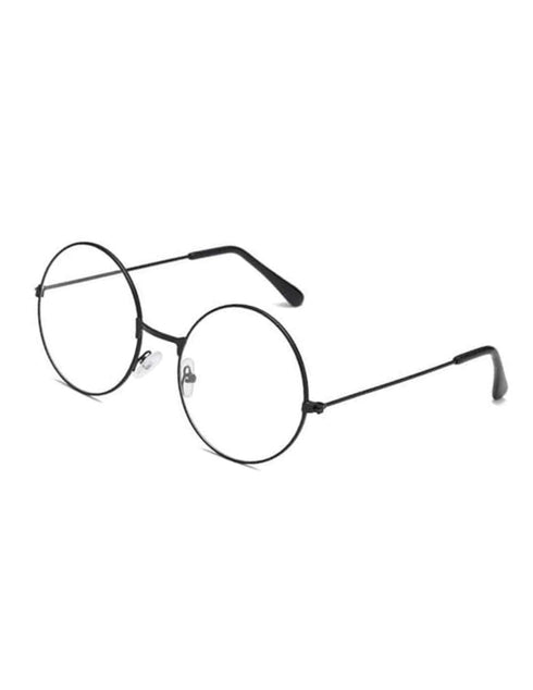 BookMyCostume Black Spects Harry Potter Glasses Bose Netaji Drama Theater Spectacles for Role Play Costume Accessory