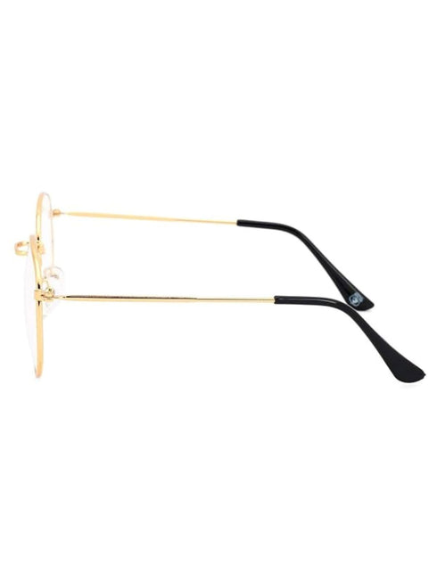 BookMyCostume Golden Spects Gandhiji Glasses Santa Claus Scholar Drama Theater Spectacles for Role Play Costume Accessory | Kids