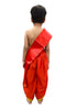 BookMyCostume Red Dhoti with Patka Indian Folk Cultural Role Play Dress | Indian Traditional Costume for Boys