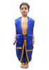 BookMyCostume Blue Dhoti with Patka Indian Folk Cultural Role Play Dress | Indian Traditional Costume for Boys