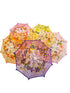 BookMyCostume Net Parasol Assorted Umbrella with Embroidery for Kids Costume Accessories for Photoshoots, Decorations & Special Occasions