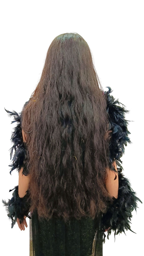 BookMyCostume Fluffy Feather Boa Stole | Soft Feathers Scarf Evening Dress Accessory for Girls | Perfect for Dance Accessory, Costume Parties & Stylish Feather Dress Look